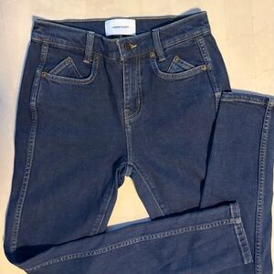 Current/Elliott Dark Blue High- Rise Skinny Jeans.  Size 25